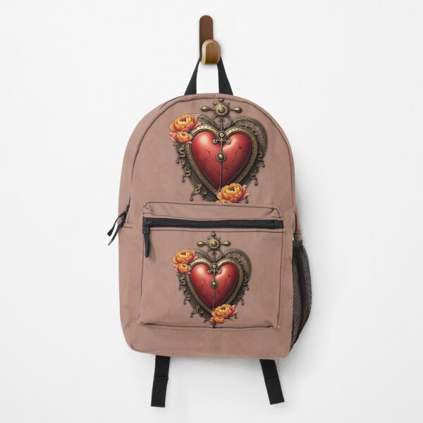 Item preview, Steampunk Heart with Flowers. designed and sold by nicky2342.