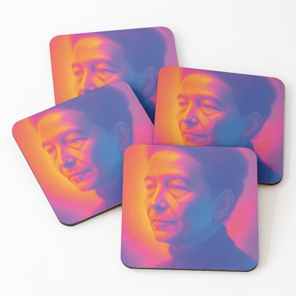 Item preview, Simone de Beauvoir, famous writer, great gift ideas for literature lovers designed and sold by Mauswohn.