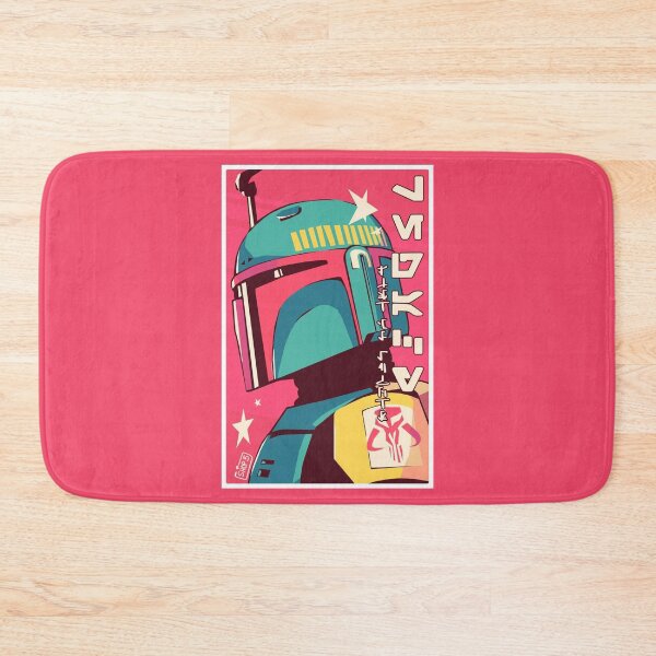 Artikelvorschau, The Mandalorian Cute – Ästhetische Blau-Rosa-Gelbe Fan-Art entworfen und verkauft von FanDrop Co..