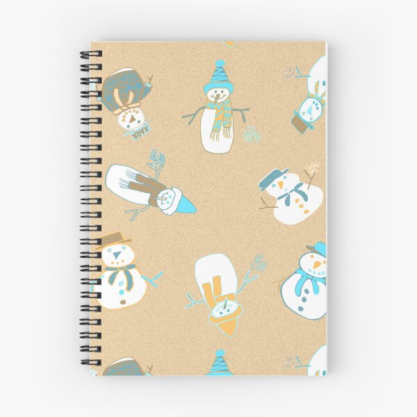 Item preview, Cool blue snowmen designed and sold by WildDesignNZ.