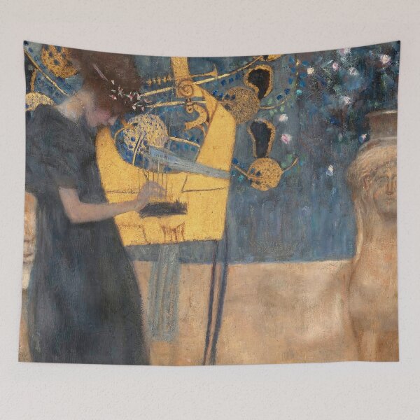 Item preview, Gustav Klimt Music I Art Nouveau Symbolist designed and sold by Under-TheTable.