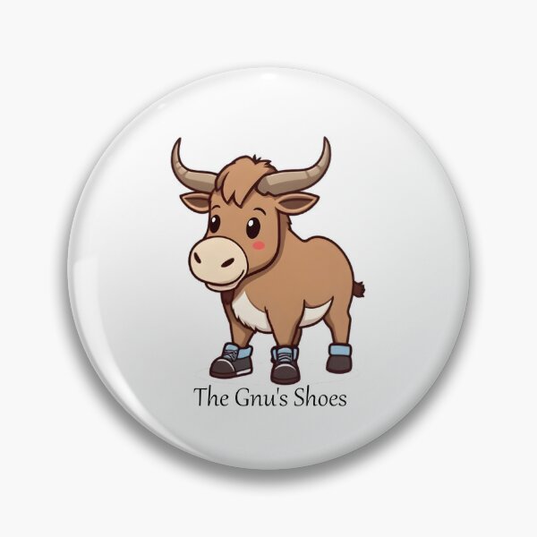 Item preview, The Gnu's Shoes designed and sold by marshmelephant.