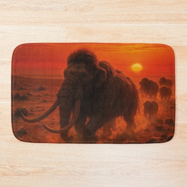 Item preview, Mammoth herd in the desert designed and sold by Mauswohn.