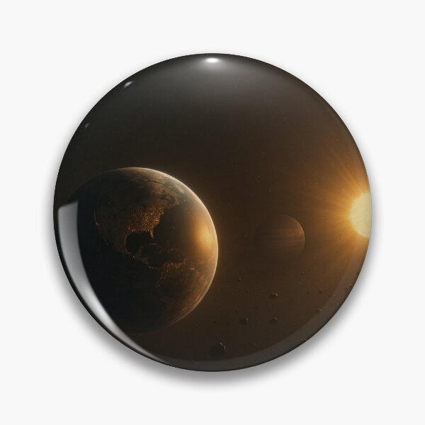 Item preview, Wide-angle ultra-realistic solar system view designed and sold by optimusprime39.