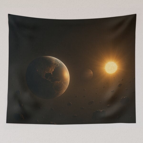 Item preview, Wide-angle ultra-realistic solar system view designed and sold by optimusprime39.