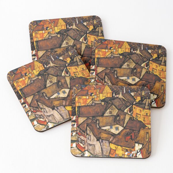 Item preview, Egon Schiele Krumau Crescent Houses Small City V designed and sold by Under-TheTable.