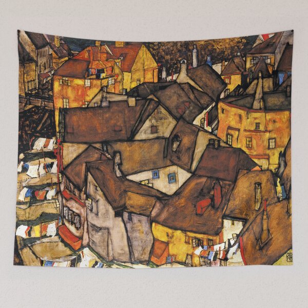 Item preview, Egon Schiele Krumau Crescent Houses Small City V designed and sold by Under-TheTable.