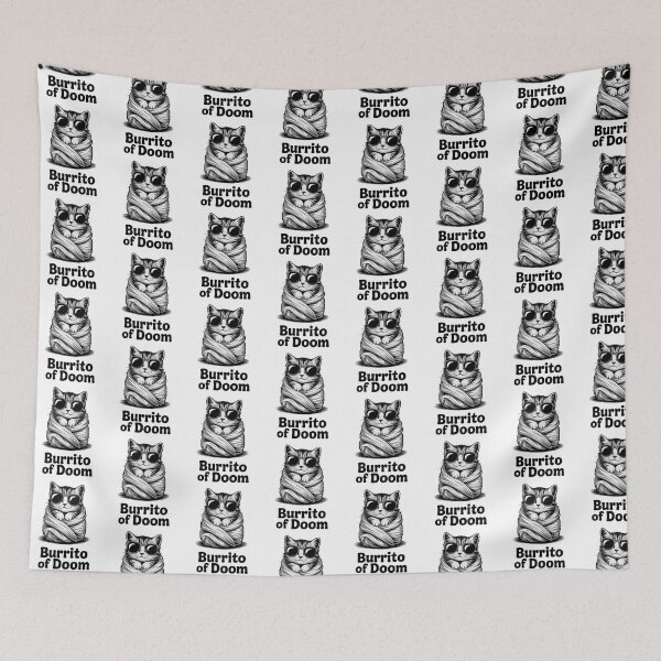 Item preview, Cool Cat Wrapped in Blanket Cozy Cat with Sunglasses designed and sold by Taans-Creation.