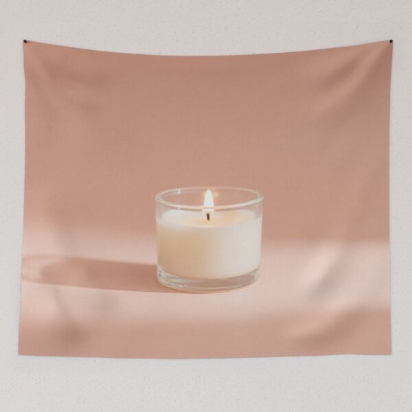 Item preview, candle, natural, kawaii, cute, modern, aesthetic, minimalist, chubby, adorable designed and sold by SasiPen.