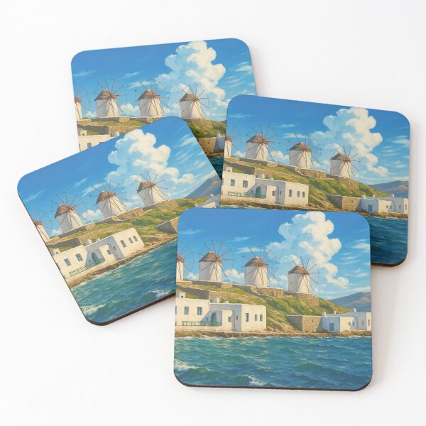 Item preview, The Mykonos Windmills designed and sold by KAI-Studio.