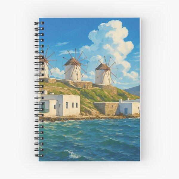 Item preview, The Mykonos Windmills designed and sold by KAI-Studio.