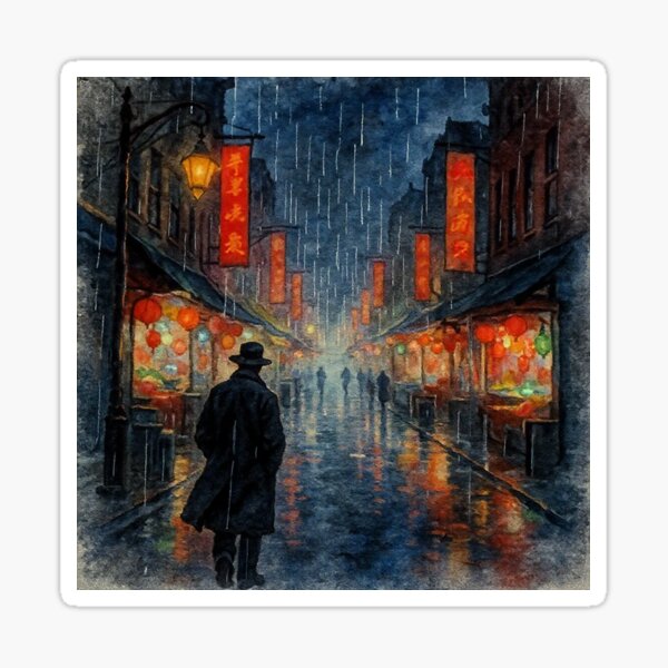 Item preview, Rainy Night Out designed and sold by RebelRulez.