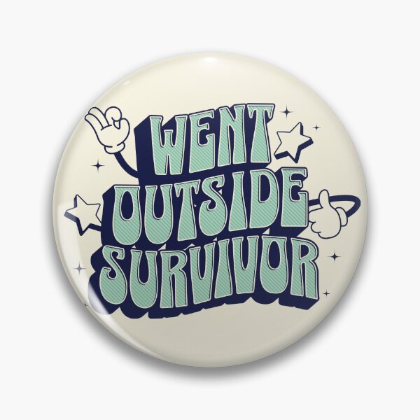 Item preview, Went outside survivor introvert Morcaworks typography designed and sold by Morcawork.