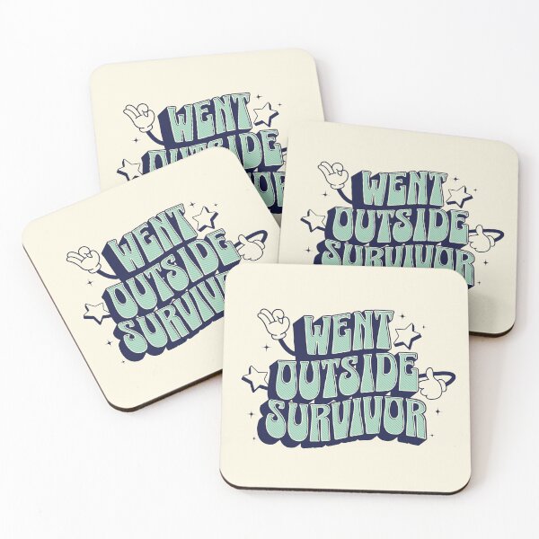 Item preview, Went outside survivor introvert Morcaworks typography designed and sold by Morcawork.