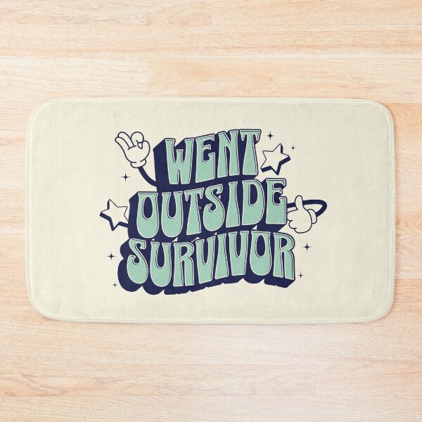 Item preview, Went outside survivor introvert Morcaworks typography designed and sold by Morcawork.