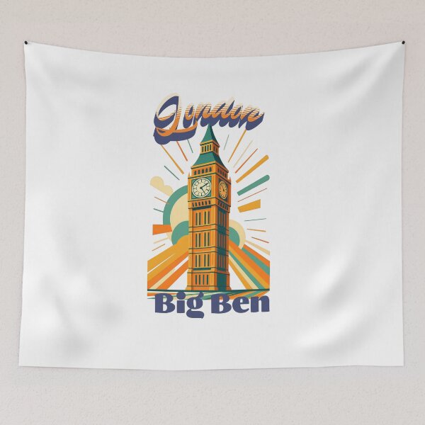 Item preview, Urban Retro Dreams – London BIG BEN designed and sold by Earth Celebration Designs.