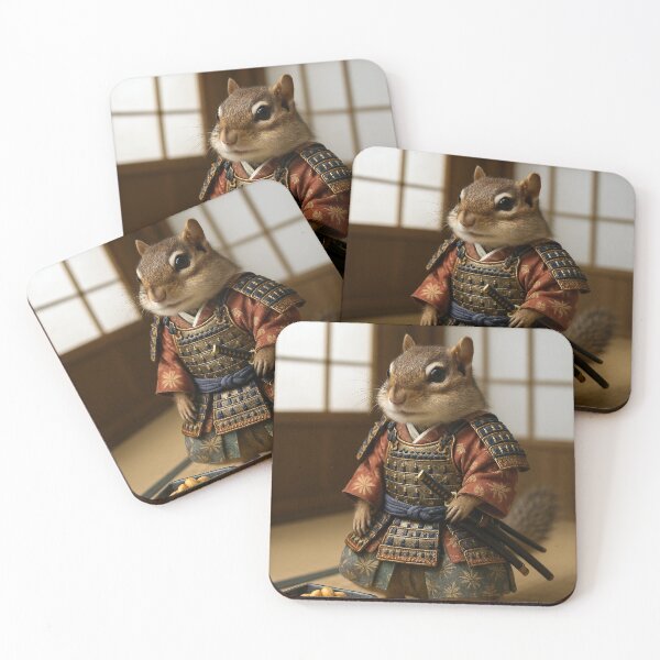 Item preview, Chipmunk Samurai of the Edo Period designed and sold by Tridentulus.