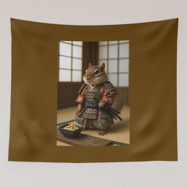 Item preview, Chipmunk Samurai of the Edo Period designed and sold by Tridentulus.