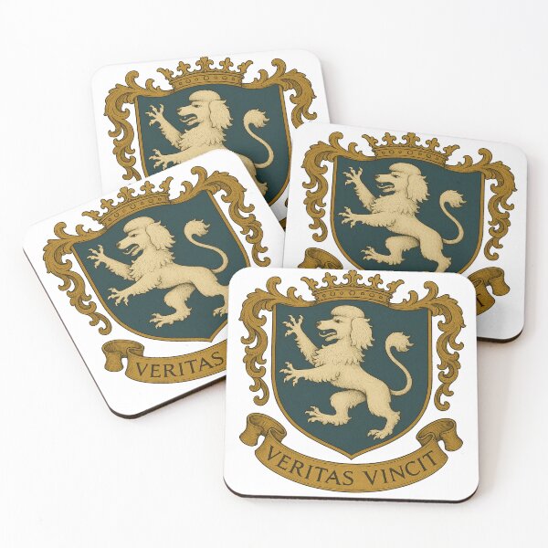 Item preview, Poodle coat of arms for Hispanic POC heritage  designed and sold by DynMerch.
