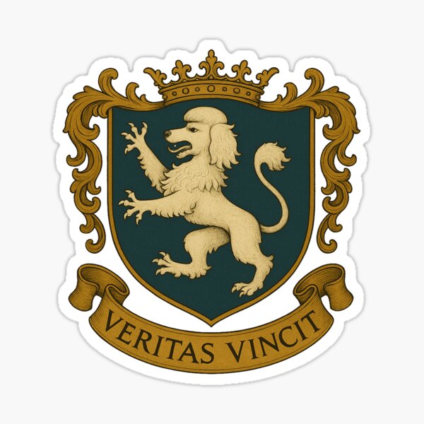 Item preview, Poodle coat of arms for Hispanic POC heritage  designed and sold by DynMerch.