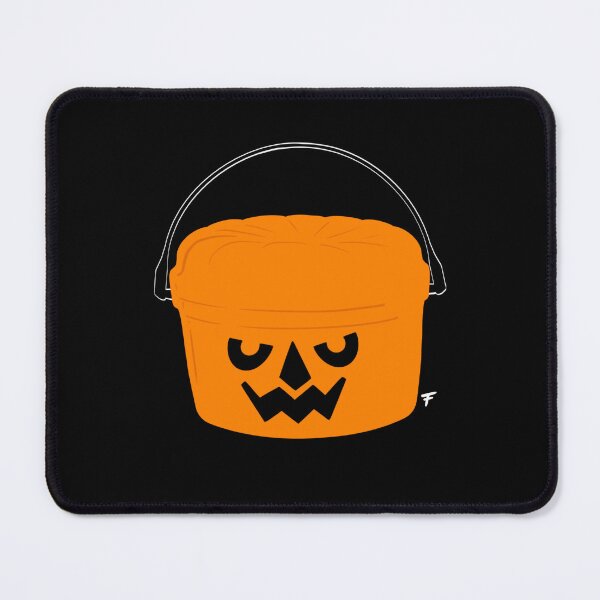 Item preview, Pumpkin Boo Bucket - Black Background designed and sold by The Abysmall.