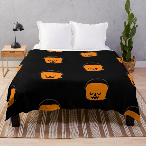 Item preview, Pumpkin Boo Bucket - Black Background designed and sold by The Abysmall.