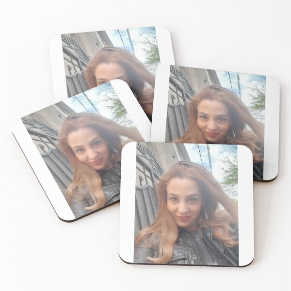 Item preview, Mistery blond girl in leather jacket is walking down the street  designed and sold by prosperity2025.