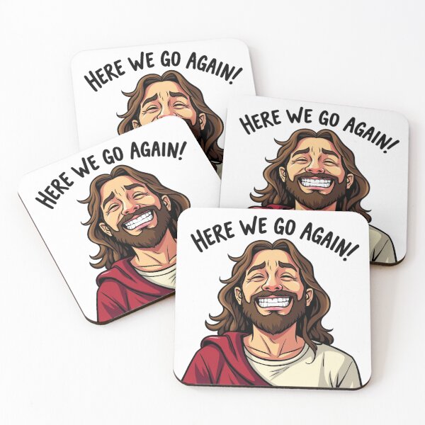 Item preview, Here We Go Again! | Playful and Personalized Typography Design Featuring Jijsus designed and sold by PaintedPixels01.