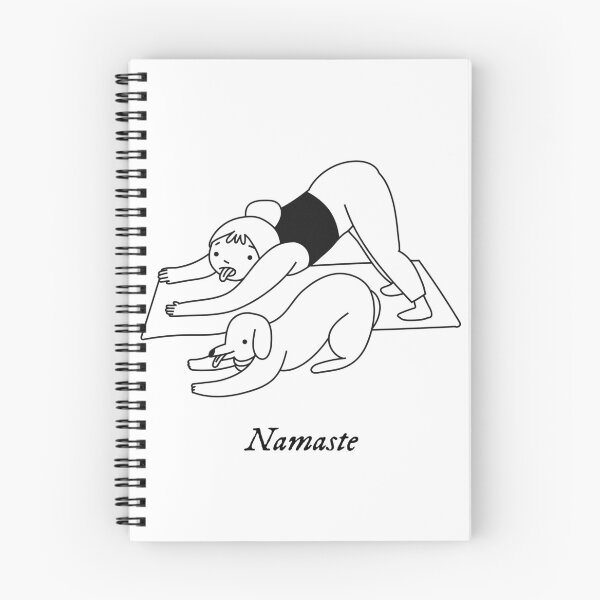 Aperçu de l'œuvre Conception Namaste Yogi créée et vendue par studioarjuna.com.