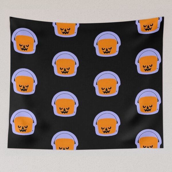 Item preview, Pumpkin Boo Bucket - Purple Outline  designed and sold by The Abysmall.