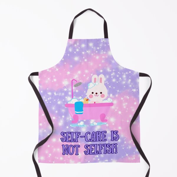 Item preview, Self-Care Is Not Selfish | Kawaii Bunny in Bathtub | Sparkling Galaxy Style designed and sold by MagicContOasis.