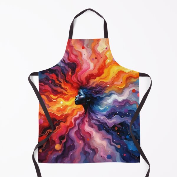 Item preview, Colorful Portrait in a Wave of Colors designed and sold by Erlin Rudho.