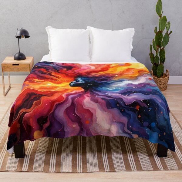 Item preview, Colorful Portrait in a Wave of Colors designed and sold by Erlin Rudho.