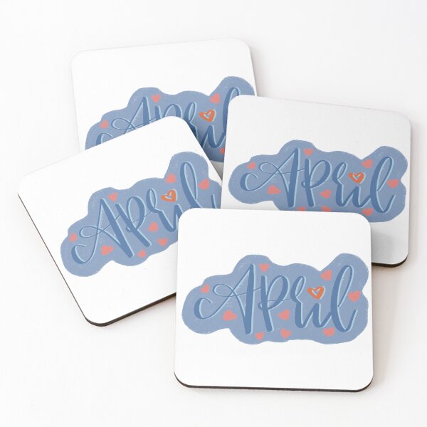 Item preview, The month of April art design sticker designed and sold by jwpeggy001.