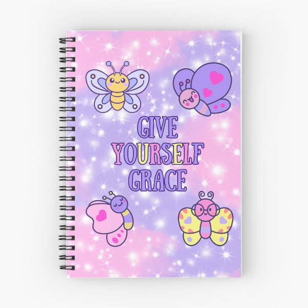 Item preview, Give Yourself Grace – Kawaii Butterfly Printable | Self-Kindness Wall Art designed and sold by MagicContOasis.