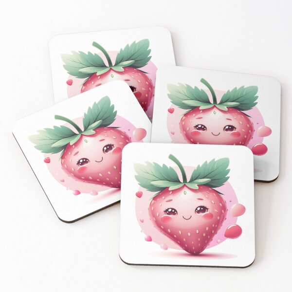 Item preview, Shy Strawberry – Too Cute to Talk designed and sold by 0606PM.