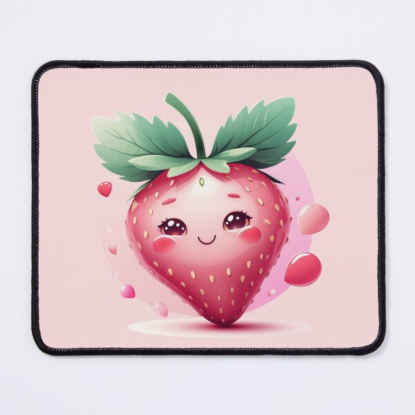 Item preview, Shy Strawberry – Too Cute to Talk designed and sold by 0606PM.
