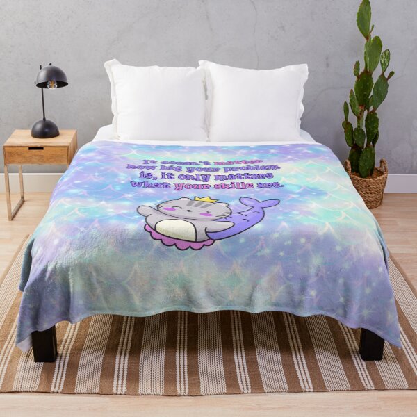 Item preview, Your Skills Matter – Kawaii Mermaid Cat Printable | Problem-Solving Mindset Poster designed and sold by MagicContOasis.