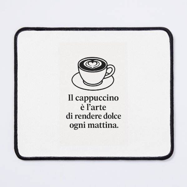 Item preview, Cappuccino rende dolce ogni mattina designed and sold by CucinaConGiusy.