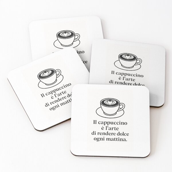 Item preview, Cappuccino rende dolce ogni mattina designed and sold by CucinaConGiusy.