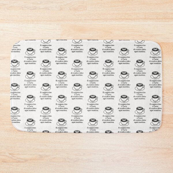 Item preview, Cappuccino rende dolce ogni mattina designed and sold by CucinaConGiusy.