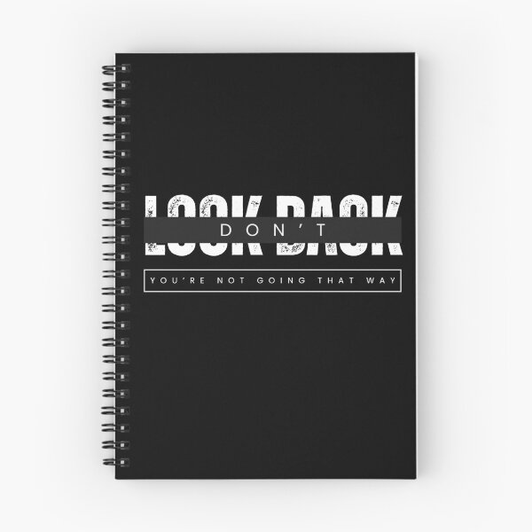 Item preview, Don’t Look Back – Motivational Quote Typography Design designed and sold by MP-GRAPHIXS.