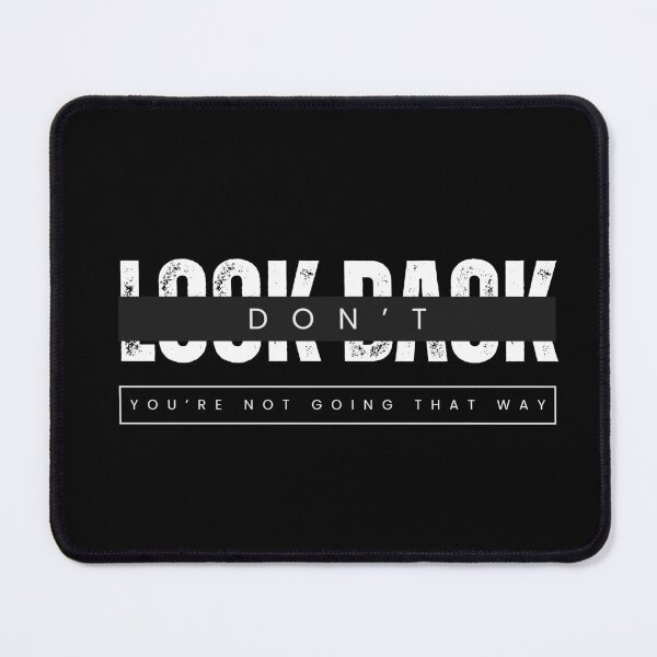 Item preview, Don’t Look Back – Motivational Quote Typography Design designed and sold by MP-GRAPHIXS.