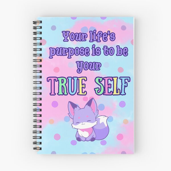 Item preview, Be Your True Self – Kawaii Fox Print | Self-Love Affirmation Wall Art designed and sold by MagicContOasis.