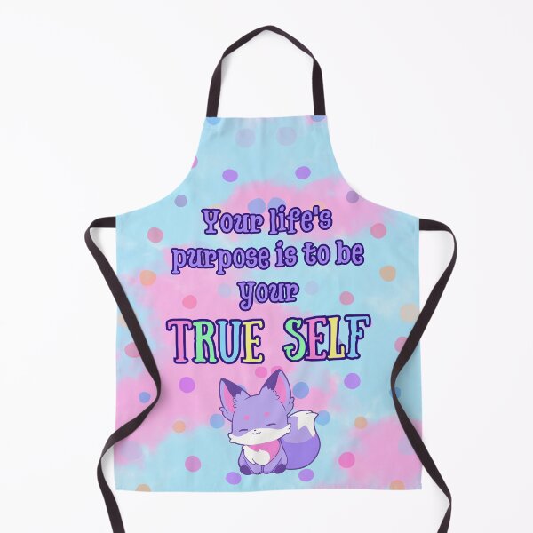 Item preview, Be Your True Self – Kawaii Fox Print | Self-Love Affirmation Wall Art designed and sold by MagicContOasis.