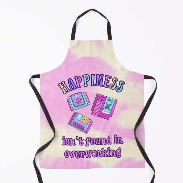 Item preview, Happiness Isn’t Found in Overworking – Gamer Quote | Retro Game-Inspired Wall Print designed and sold by MagicContOasis.