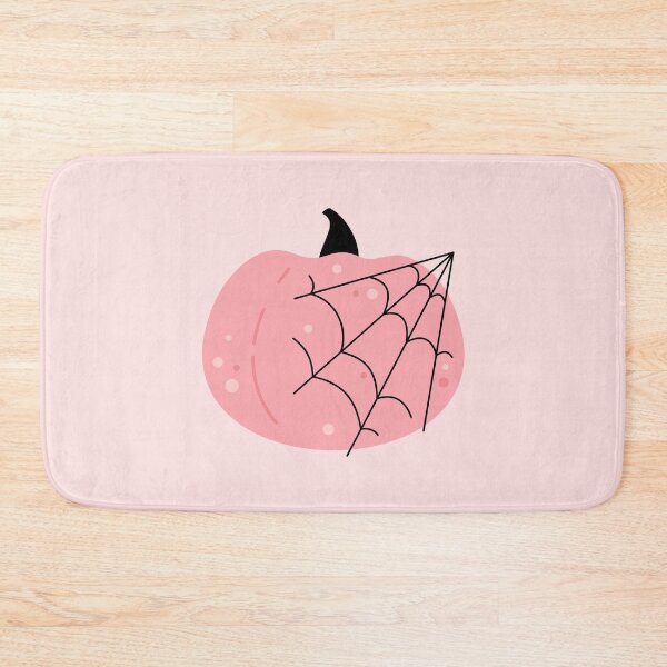 Item preview, Pink Halloween Pumpkin with Spiderweb designed and sold by Julza Art.