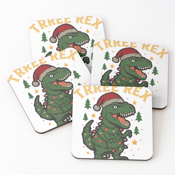 Item preview, Trree Rex Christmas T-Shirt oaring good time for the holidays! It features a T-Rex dressed up designed and sold by Koony House and Field.