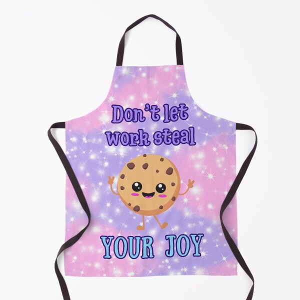 Item preview, Don’t Let Work Steal Your Joy – Cute Cookie Quote | Funny Self-Care Wall Art designed and sold by MagicContOasis.