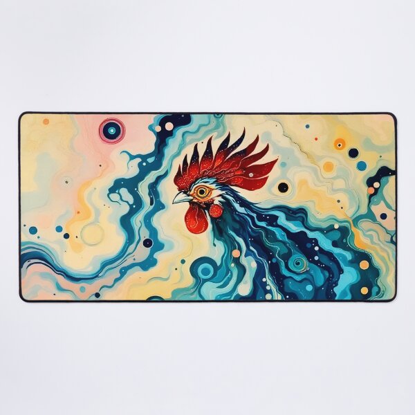 Item preview, Multicolored Rooster Design designed and sold by Erlin Rudho.